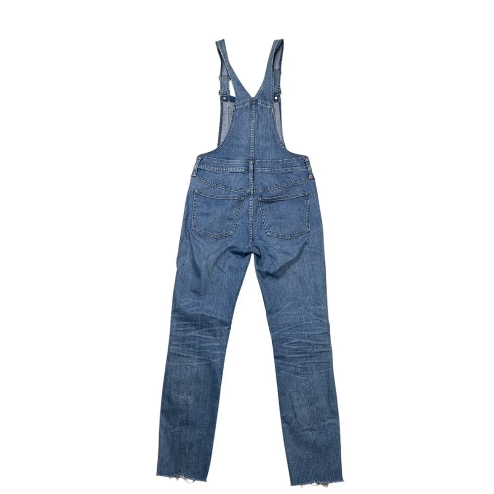 Madewell Small Slim Denim Overalls Casual Boho Western Indie